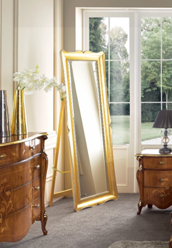 5442 - Freestanding tilting wooden mirror by Tarocco Vaccari Group - view 3